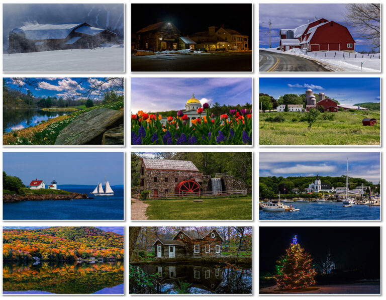 2024 New England Calendars. Scenic New England 2024 Calendar.
